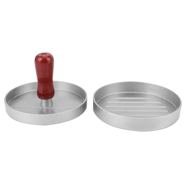 Rund Aluminiumlegering NonStick Hamburger Köttpressform
