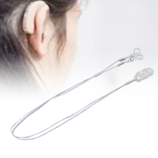 Høreapparat Anti Lost Lanyard Gennemsigtig farve høreapparatholderstrop til ældre børn