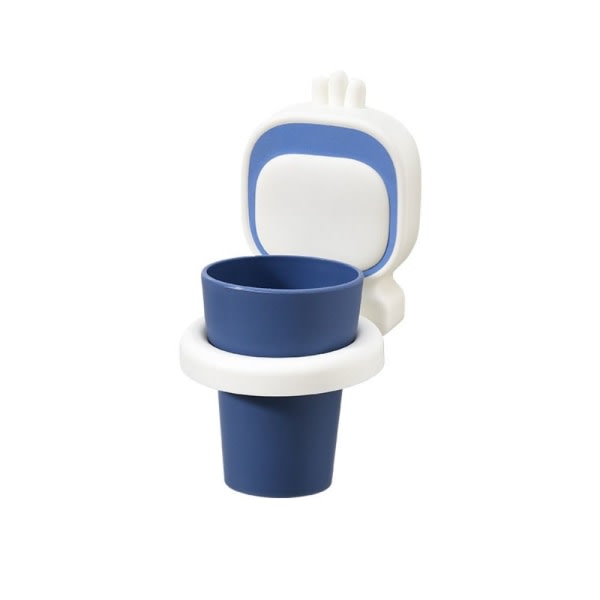 Tecknad munvattenkopp för barn Tvättande tandborstkopp BLÅ blå blue