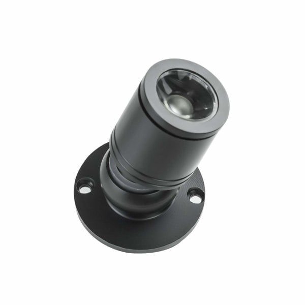 Mini LED 1W Loftlampe med Driver 10 stk. (Sort, Varm Hvid)