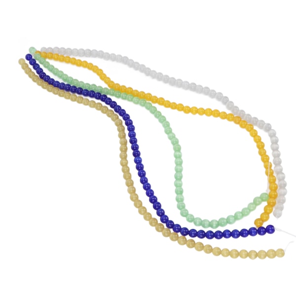 5-strengs smykker gjør perle delikat Elegant naturstein perle for armbånd Halskjede Håndverk DIY