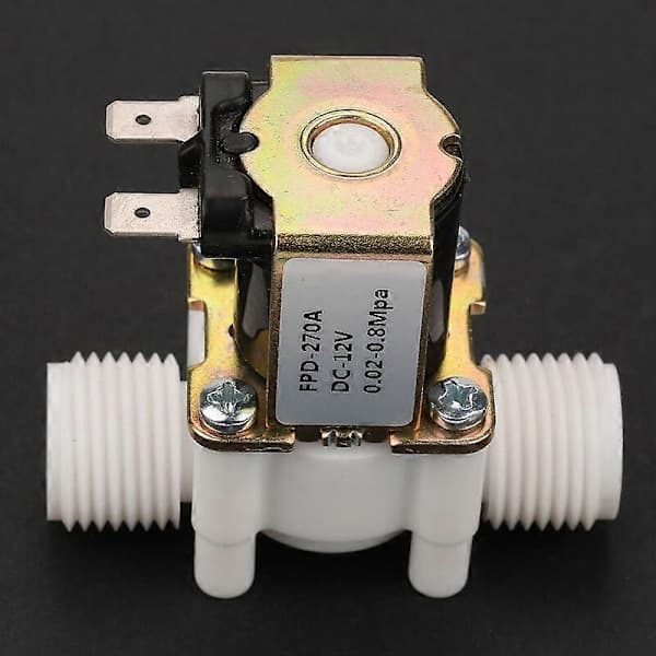 G1/2 \" Magnetventil - DC 12V - NC Elektrisk vandindløbsventil (DC 12V)