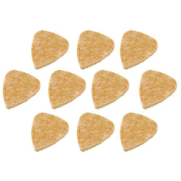 10 stk Filt Plukere til Ukulele Mudder Plukere Plectrums til Ukulele (Orange)