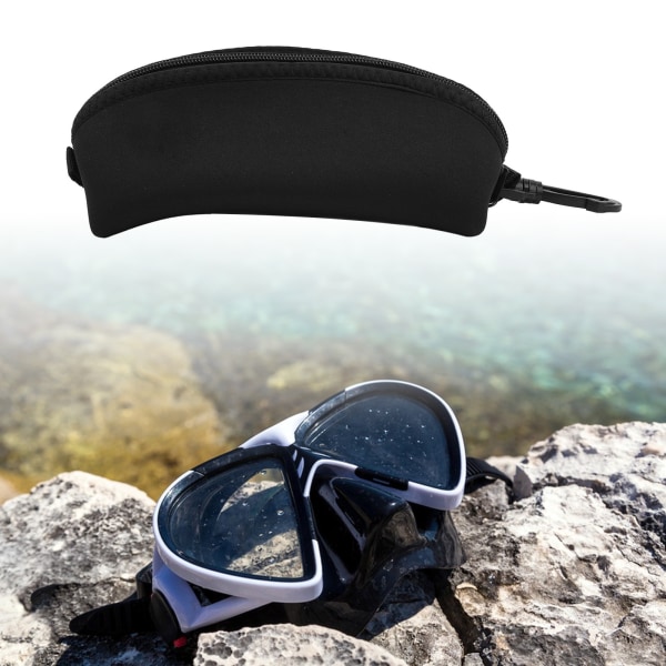 Dykkerbriller Opbevaringstaske Gadgets Gearpose Bærbar Støvtæt faldbestandig neopren til solbriller Briller Sort