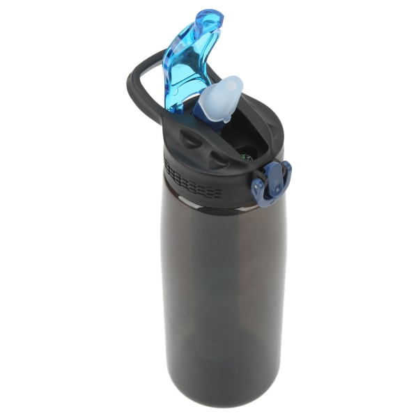 650 ml sportsvandflaske Støvtæt lækagesikker bærbar med sugerør til campingvandring udendørs aktiviteter