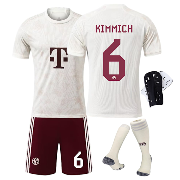 2324 Bayern Hemma Matchtröja Joshua Kimmich Jersey No. 6 L 6 Kimmich