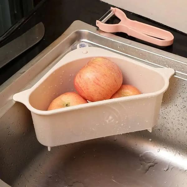 Frittstående avløpsvask Oppbevaringskurv Benkebord blå