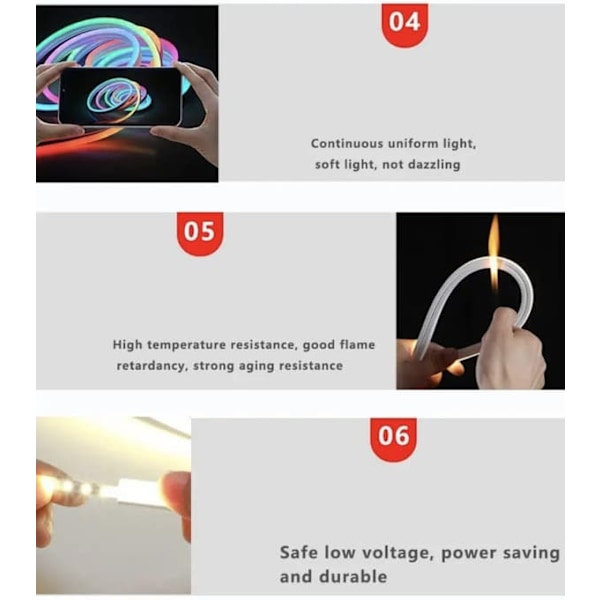 SERO LED-strip (180 LED) med fjärrkontroll, 3m—pa