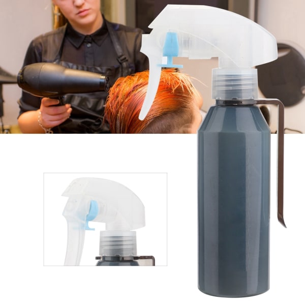 Etterfyllbar plastfrisørsprayflaske Vannsprøyte Salon Babershop Tool (grå)