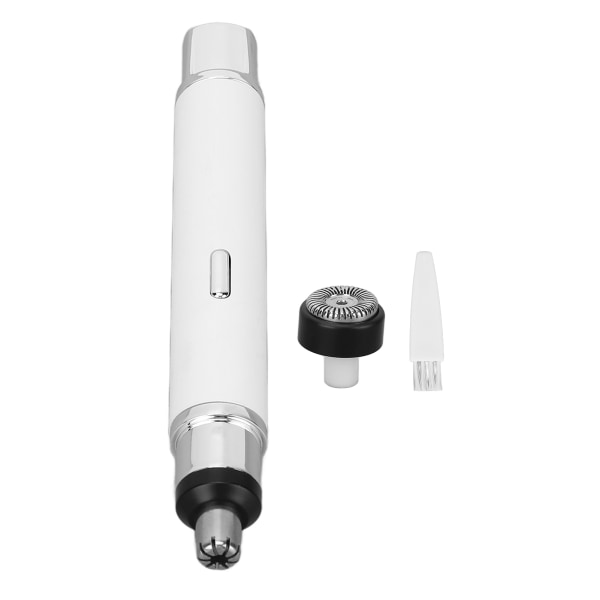 Nesehårtrimmer USB Mini 2 i 1 bærbar støysvak høyhastighets klippemaskin for ørehår Hvit