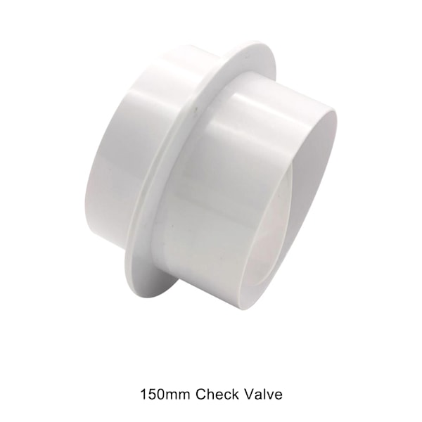 1/2/3/5 Vit Bred applikasjon Kanal Slange Backventil Robust og 150mm sjekkventil 150mm check valve 1 Pc