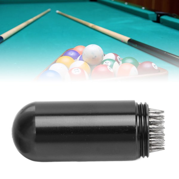 Snooker Pool Cue Tip Shaper Billard Pool Cue Stick Tip Tool Pick med nøglering sort