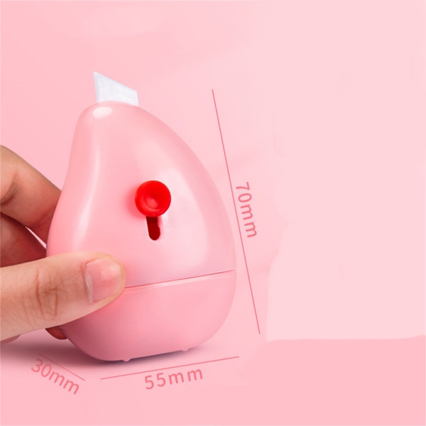 Identitetsbeskyttelse Rullestempler Effektivt dæksel Beskytter intimitet Mini bærbar kasseskærer til husholdningsekspressstation Pink