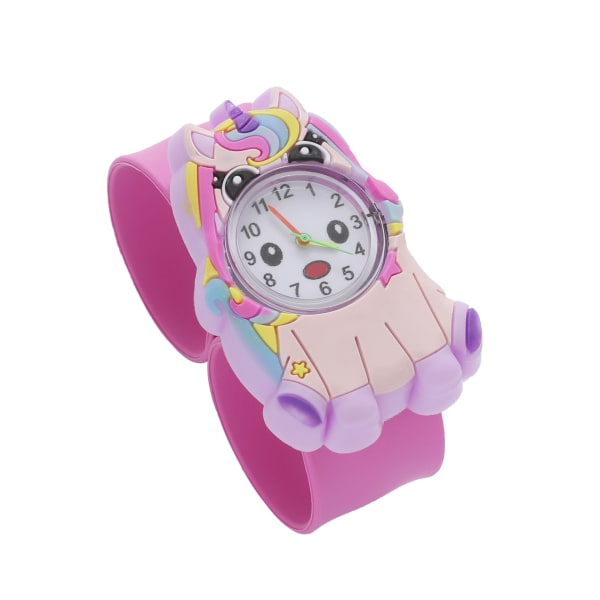 Klokke(Pink Unicorn),Vattentät Barnarmbandsur Quartz