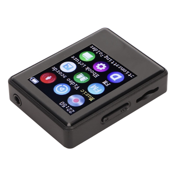 MP3-spiller Bluetooth 5.0 1,77 tommers skjerm HiFi FM-radioopptak elektrisk bok Foto Bærbar MP3 MP4-spiller med 32G minnekort