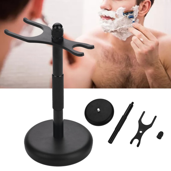 Barberbarberbørstestativ Barberbørstestativ Sinklegeringsholder Stabil Godt balansert