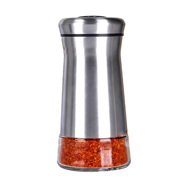 Salt og pepper shakers sett - Krydddispenser med justerbar