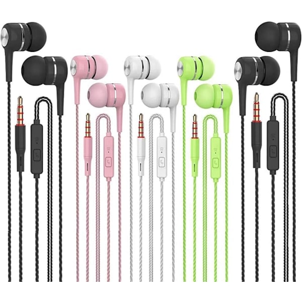 Hörlurar 5-pack, Kompatibla med iPhone, iPod, iPad