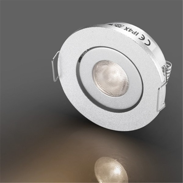 LED Mini Små Spotlights Armaturer/Innfelt 3W Varm Hvit 3000K（PA）