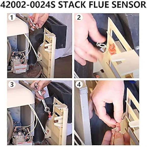 42002-0024S Stack Flue Sensor Udskiftning til Pentair Sta-Rite MasterTemp Max-E-Therm Pool og Spa Varmelegeme Elektriske Systemer SR200 SR333 SR400
