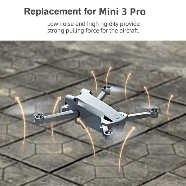 16 stk propellerer erstatning for Dji Mini 3 Pro fjernkontroll drone tilbehør A gull 4 stk