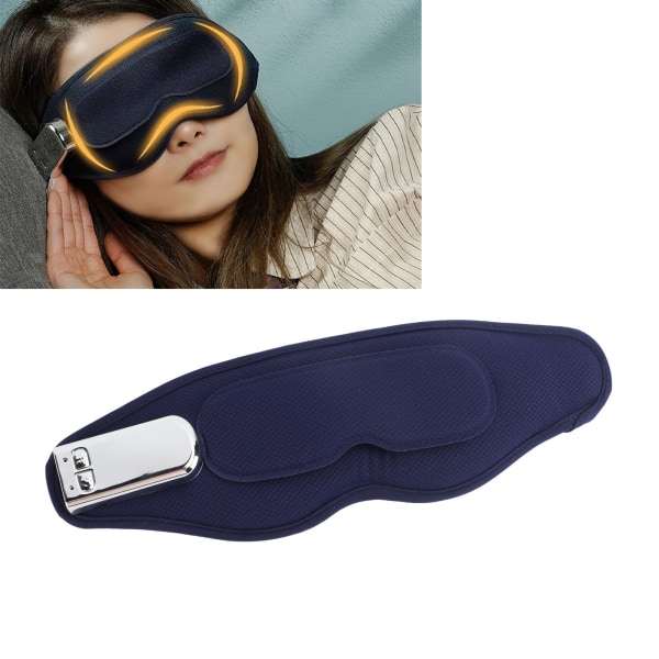 Fuktig varme øyekomprimering øyemassasjeapparat med vibrasjon Visuelt oppvarmet øyedeksel Forbedre søvn Effektiv lindring for tørre øyne