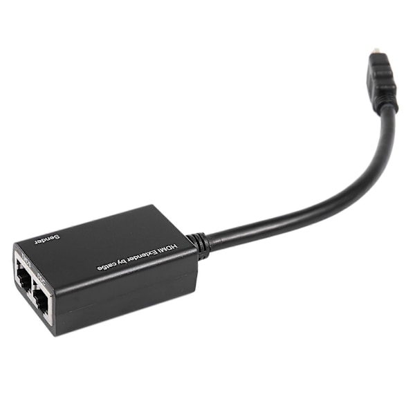 2X RJ45 CAT5E CAT6 UTP LAN Ethernet -jatkaja Toistin 1080P 3D jopa 30 metriin