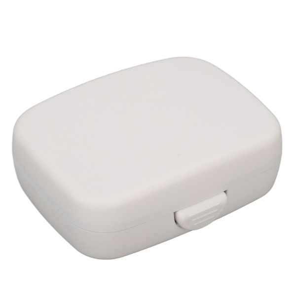Case Suurikapasiteettinen kannettava nelikanttinen musta kuulolaitteiden säilytyslaatikko kotiin ulkona matkustamiseen valkoinen