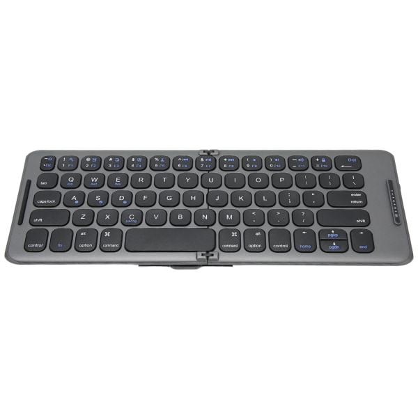 Foldbart Bluetooth-tastatur Support til flere enheder 65 taster Type C-grænseflade Trådløs lomme Bluetooth-tastatur til pc-tablets