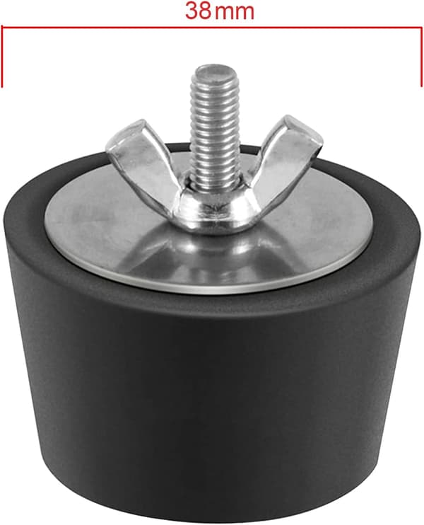 Poolprop Diameter 32-38mm Gummi Vinterpropper med rustfrie ståbolte Sunmostar