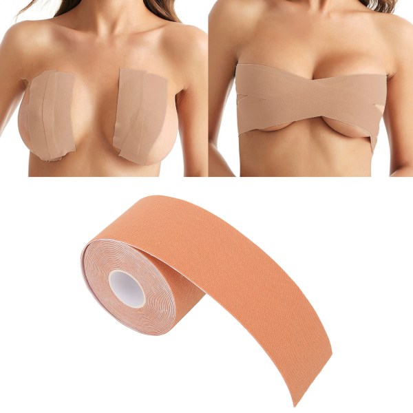 Brystløftstape Svettetett pustende selvklebende Forhindrer garderobefeil Bryst Push Up-tape