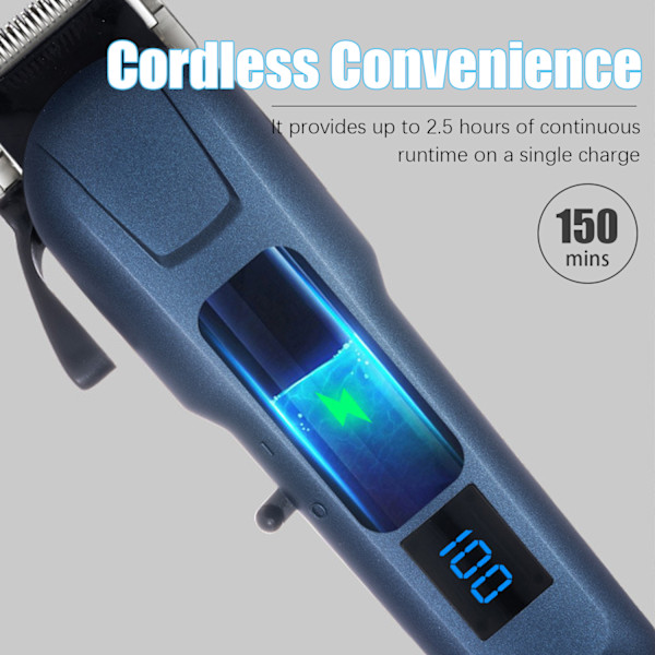 INF Professional Pet Grooming Clipper Blå Blå