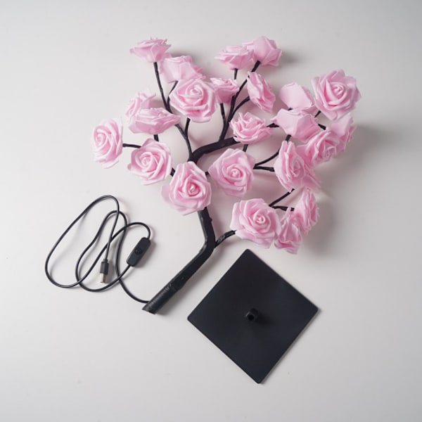 Pöytälamppu Rose Lampor KELTAINEN