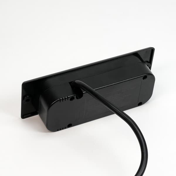 Skrivebordsstikdåse med 2 stikkontakter, USB-port, PD 20W USB C, 1,5M kabel til hjemmekontor og konferencelokale, sort