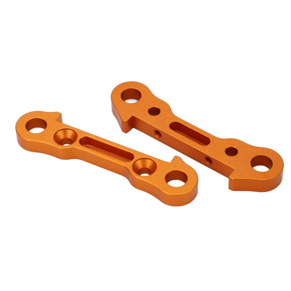 2 stk RC frontarm fast blokk aluminiumslegering RC styring fast plate for ZD Racing MX 07 4WD 1/7 RC bil oransje