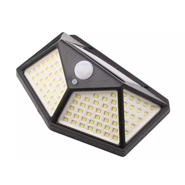 Projektør - 100 LED - med bevægelsessensor - Solcelle—pa