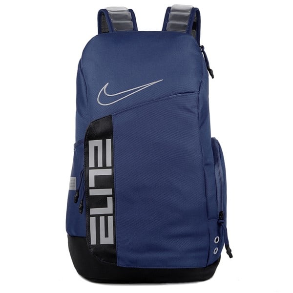 Nikes Elite Pro Basketboll Ryggsekk Skolesekk Unisex Gym Sport Reise Mørk Blå