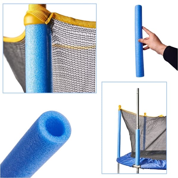Stolpebeskyttelse for Trampoline - 4,5x41 cm - 12 stk