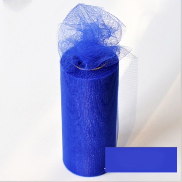 Organza Roll Tulle LAKE BLUE sjöblå lake blue