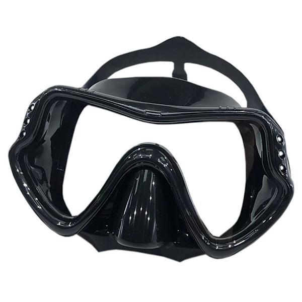 Dykmask Uimalasit MUSTA musta