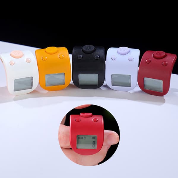 Mini Digital LCD Elektronisk Finger Ring Tellerenhet