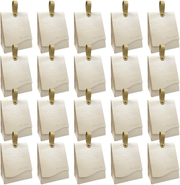 20 stycken godispresentaskar, DIY festpresentask, kreativa papperspresentaskar, för bröllop, födelsedagsfester, årsdagar