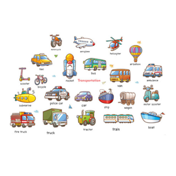 Cars Island Kids Wall Stickers Wall Decals Peel and Stick