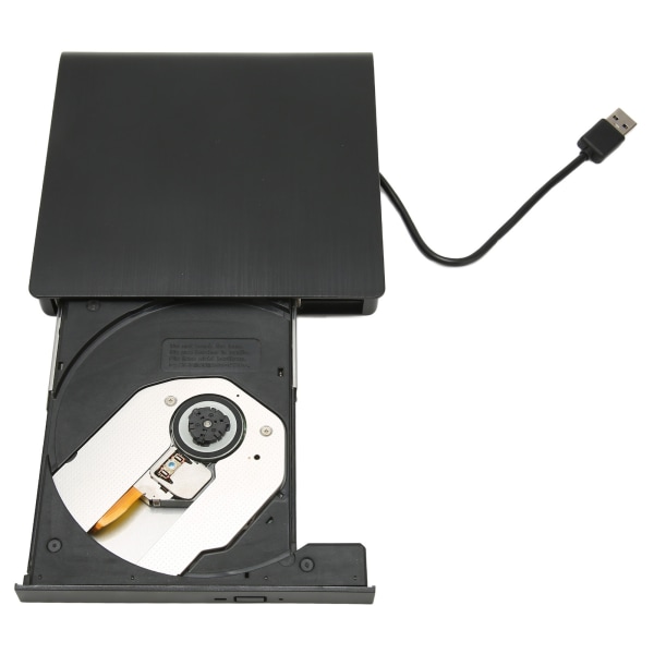 USB3.0 ekstern DVD-brenner Ultratynn ekstern DVD-stasjon med USB C-adapter for bærbare stasjonære PC-er