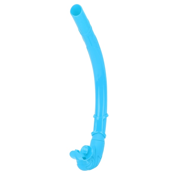 Dry Snorkel Full Silikon Mjuk Bärbar med förvaringslåda Snorkelrör för vuxna Barn Simträning Blå