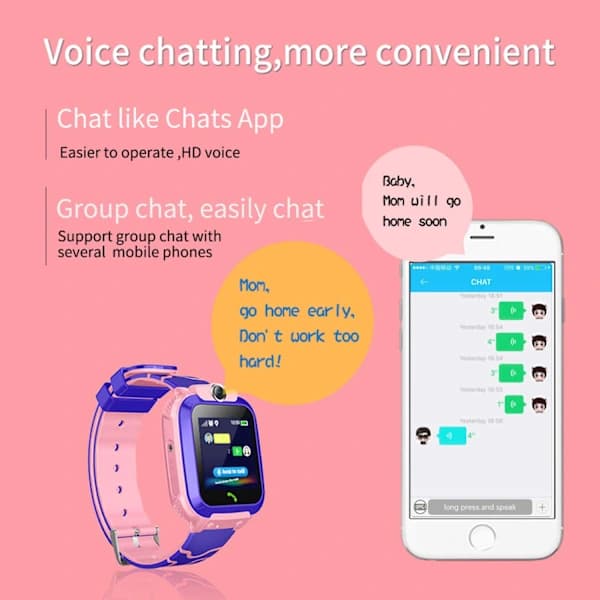 Børns Smartwatch Telefon - Vandtæt Touchscreen Smartwatch til Børn