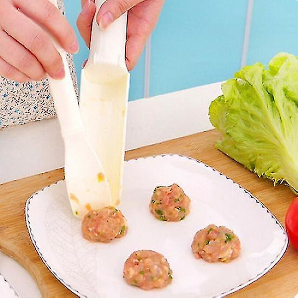 2-pack Köttbullsformare för Hemkök, Matlagning, Fiskbullar, Hamburgare, DIY