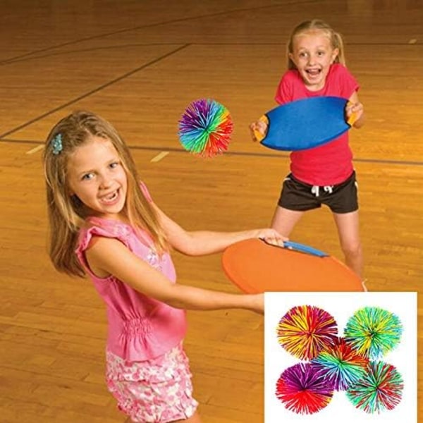 Sensoriske bolde til stimulering / dekompression / terapi / sensoriske legetøj flerfarvet (5 stk 6 cm)