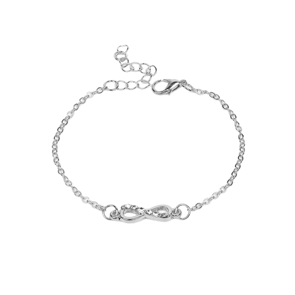 Fashionabla kvinnor Diamante Bowknot halsband/armband/fotkedja smycken (#04)