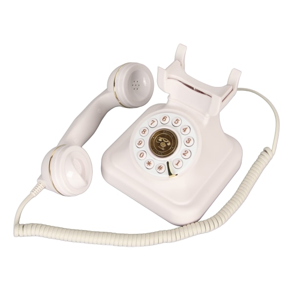 Antiikki lankapuhelin Retro Big Button langallinen puhelin Vintage koristeellinen lankapuhelin kotitalouksien toimistohotelliin